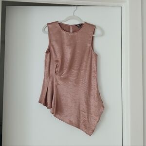 Express Metallic Shimmery Accent Blouse